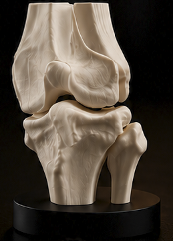 Fertige 3D-gedruckte Knochenreplik